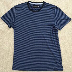Abercrombie blue striped t-shirt medium